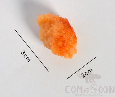 Simulated Food Ornament,PU,3*2cm