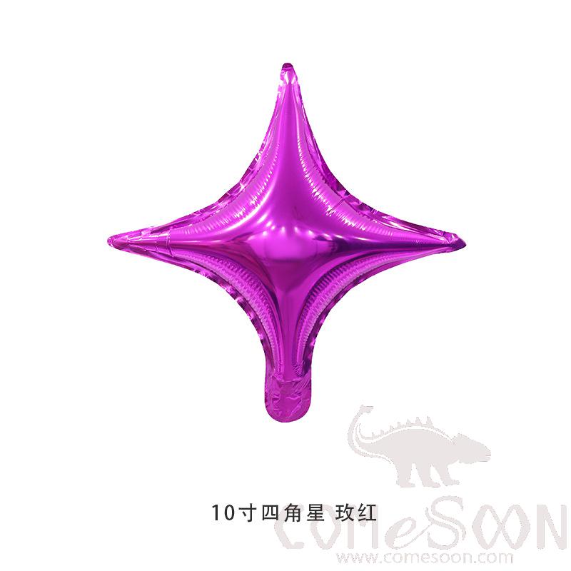 Balloon，Aluminum Film，10 Inches，Rose Red