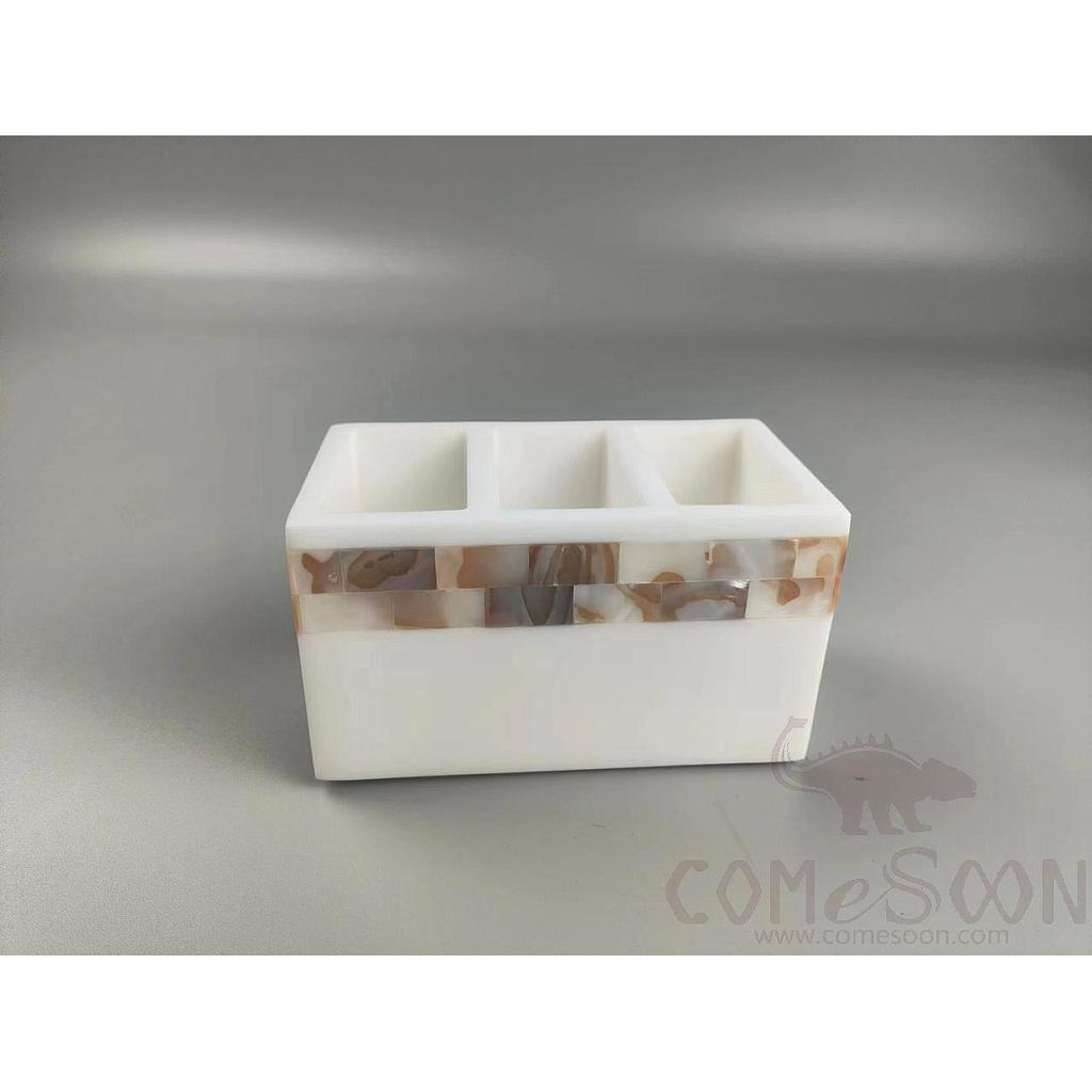 Sangeli Remote Holders, Resin+Flower  Shell, 125*70*70mm