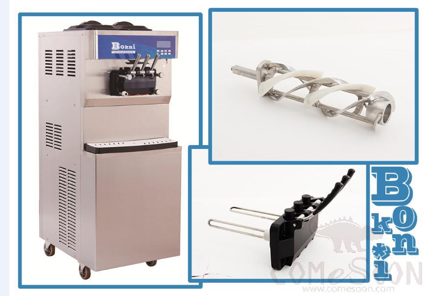 Soft Ice Cream Machine, 2200W, 540*720*1400mm, 45L/H