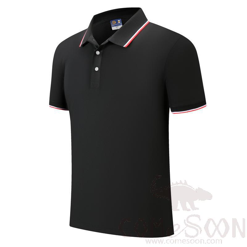 Men's and women's lapel short sleeve, bamboo fiber, M