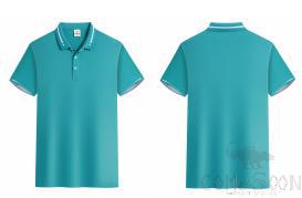 Men's and women's lapel short sleeve, bamboo fiber, 4XL
