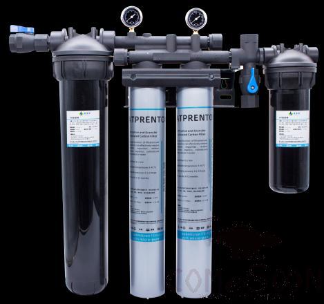 Two-Unit Four-Stage Precision Water Purifier, 700 * 200 * 650mm, 3.7 GPD/min