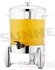 Beverage dispenser，SS base With pc container，5Ltr，L280*W210*H510mm