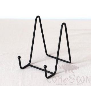 Black Medium N-Shaped Iron Mobile Phone Holder, 10.3 * 7.6 * 11cm, Iron