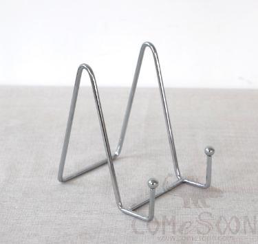 Silver Medium N-Shaped Iron Mobile Phone Holder, 10.3 * 7.6 * 11cm, Iron