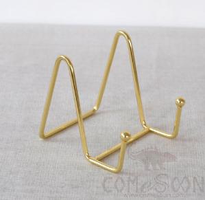 Gold Small N-Shaped Iron Mobile Phone Holder, 8.3 * 7.6 * 8cm, Iron