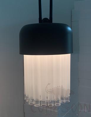 Small Pendant Light, Hardware+Glass, D240*W300*H1830Mm