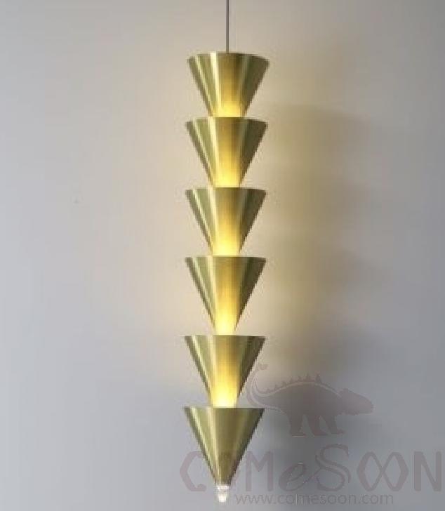 Small Pendant Light, Iron + Acrylic, 4 Heads - Diameter 170*High 850Mm+Hanging Wire 1.5M Adjustable