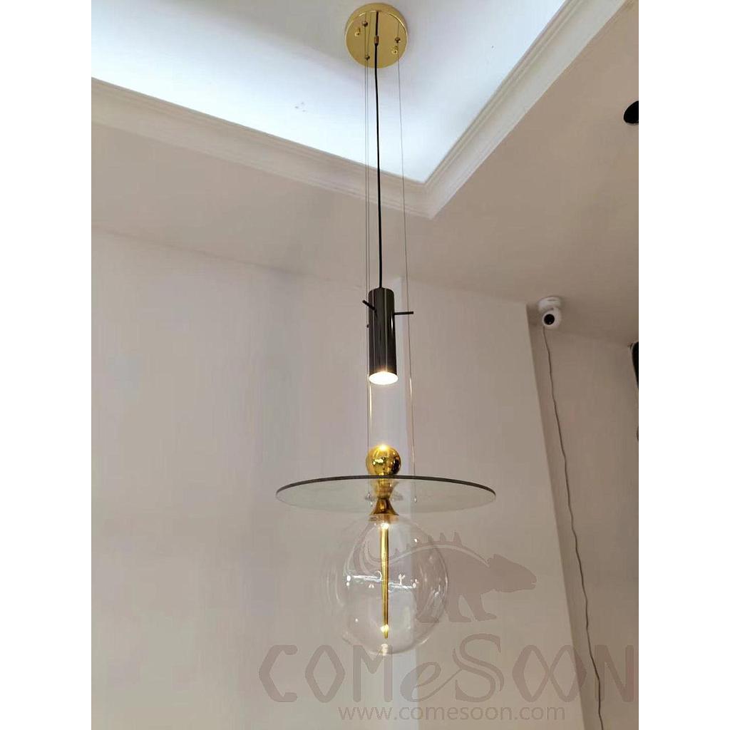 Small Pendant Light, Iron+Glass, 250*1800Mm