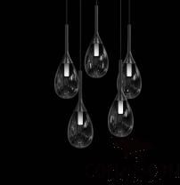 Small Pendant Light, Metal Plating+Aluminum+Glass, L480*W435*H400mm