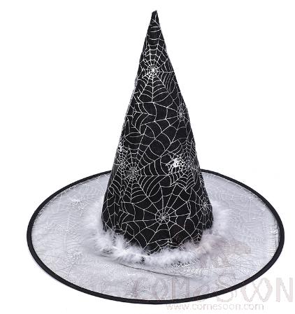 Halloween Children Adult Costume Party Hat,Equal Size,Black