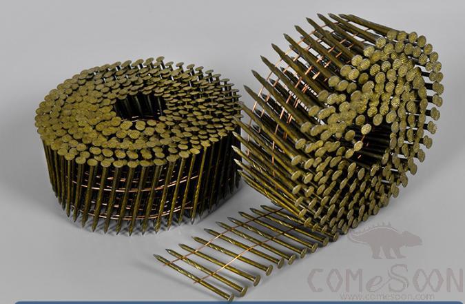 32Mm Threaded Nail Roller, Iron Galvanized