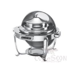 Round Soup Station With  Chrome Legs, L520*W525*H460mm