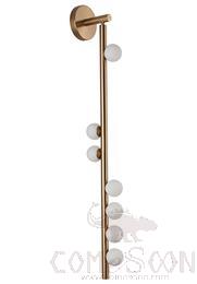 Wall Lamp, Iron + Glass, D120*H1000Mm