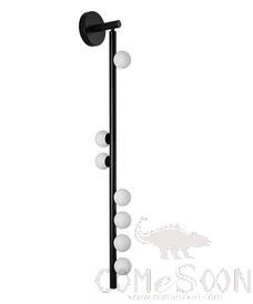 Wall Lamp,Iron+Glass,D120*H1000Mm