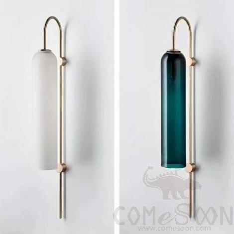 Wall Lamp, Metal Plating + Glass, Φ180*H760Mm