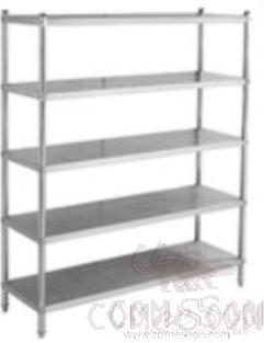 5-Shelf Flat Shelf, 70 * 40 * 180cm, 304, Detachable