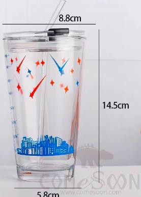 Straw Mug, D8.8 * D5.8 * H14.5cm, Meteor Scale Style