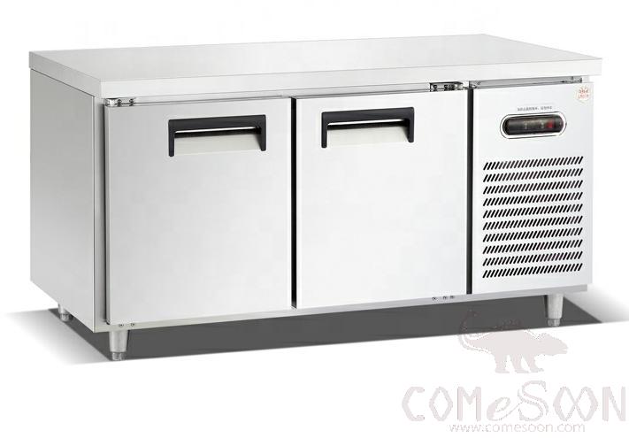 2 Doors Under Counter Fridge 240 v / +0°C / +10°C, 1360*700*850mm