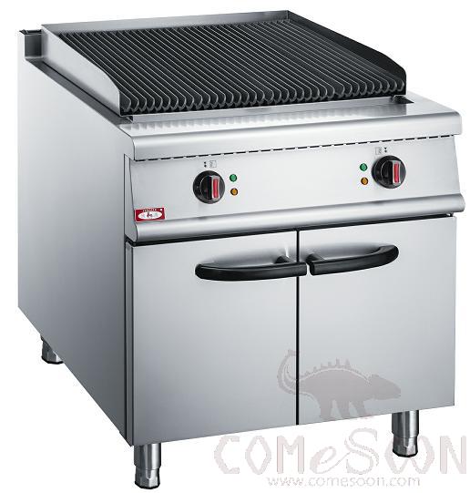 Gas Volcanic Stone Grill with Cabinet, SUS 304, 1200*900*850+70mm