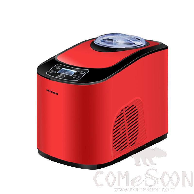 Ice Cream Machine, Red, 140W, 240*390*326mm