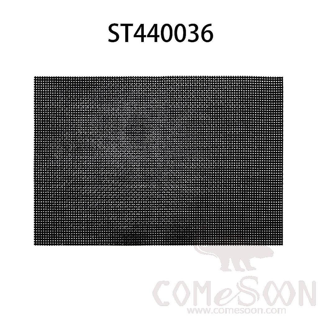 Hot Pressed Edge Pvc Placemat, Black 4*4