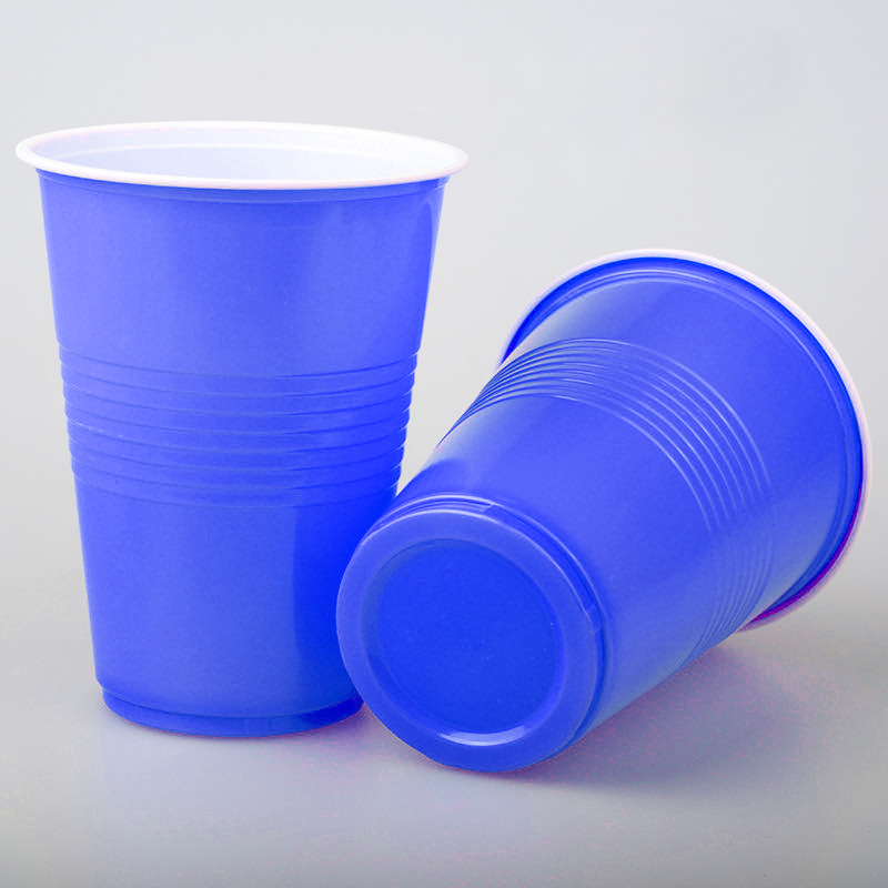 Disposable Plastic Glass，PP，16OZ，Blue