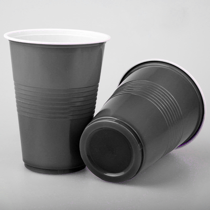 Disposable Plastic Glass，PP，16OZ，Black
