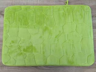 Deep Stone Pattern Floor Mat-Green,Dacron,45*70cm