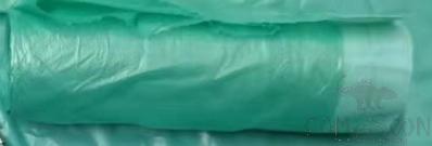 Green Garbage Bag With White Drawstring, 35*40cm