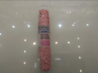Stone Grain Anti-Slip  Mat-Light Pink,PVC,69*35cm