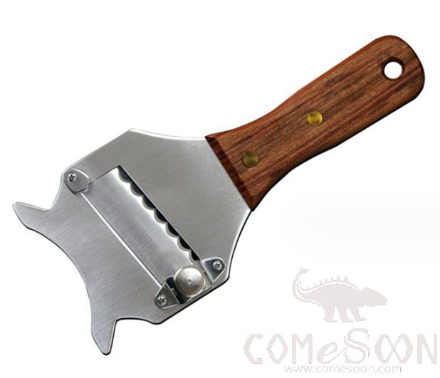Truffle Grater,
430S/S+ Rosewood Handle, 18.8*8*1.4Cm