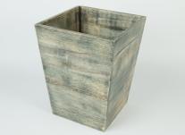 Trash Bin,rubber wood ,220 * 170 * 280mm
