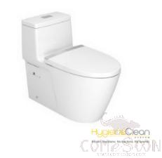 3/4.8 Litre Water-Saving One-Piece Toilet, Ceramic, L742*W383*H654mm, White, Grade A (American Standard)
