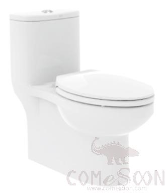 4/6L Top Press Water-Saving One-Piece Toilet, Ceramic, L699*W360*H715mm, White, Grade A (American Standard)