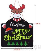Color Christmas Deer Blackboard 29.5*39cm