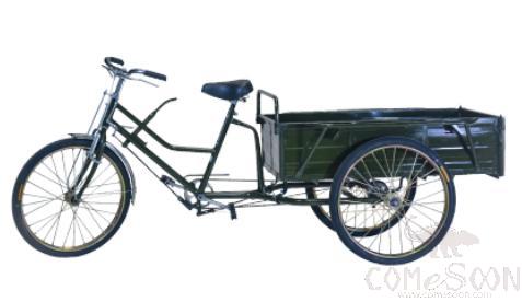 24&quot;Tricycle W/Carrier 2300*860*1000mm, Army Green