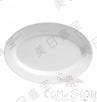7&quot; Oval Plate, Porcelain White, MF, L177.5*W118*H14.9mm