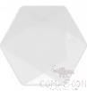 9&quot; Six-Sided Plate, Porcelain White, MF, L201*W228*H29mm