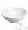 8.75&quot; Threaded Round Bowl, Porcelain White, MF, Φ222.2*H77.6mm