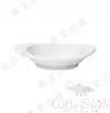 7.8&quot; Yuanbao Shaped Small Plate, Porcelain White, MF, L197*W116*H46mm