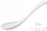 6.8&quot; Spoon With Hook, Porcelain White, MF, L173*W41*H27mm