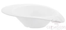 9.4&quot; Plate, Porcelain White, MF, L239* W181*H56mm