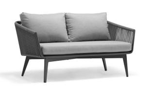Diva alum rope two-seater sofa