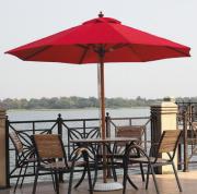 Outdoor Umbrella,D2.7M,Domestic Hardwood,230G Polyester Cloth