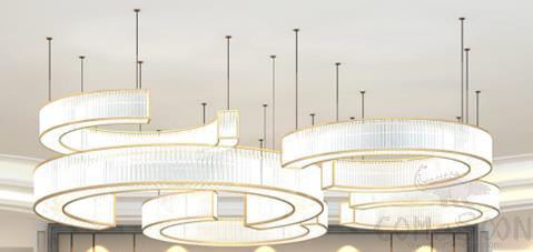 Pendant Lights, d3800*h380/d2800*h350/d2400*h320mm