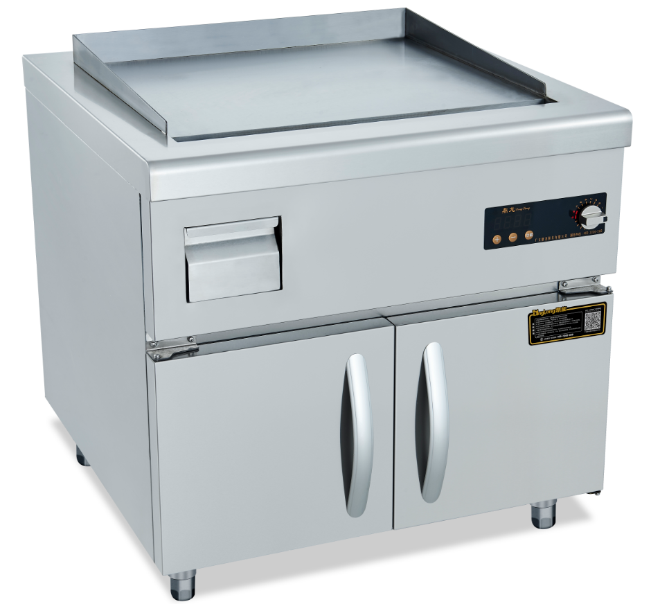 Customized Electromagnetic Teppanyaki, L1340*W830*H800mm, SUS 304