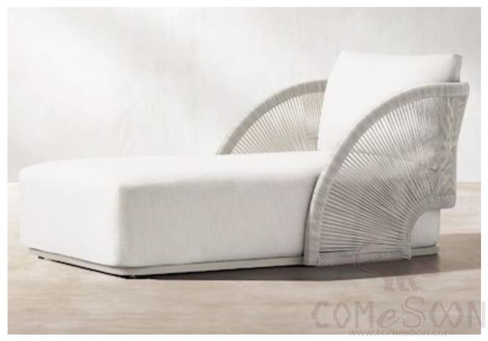 Outdoor Chaise Lounge, L76.2*W165.1*H72.4 cm