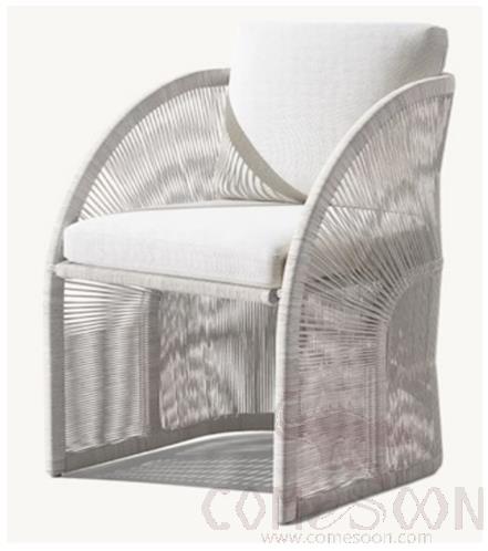 Outdoor Dining Chair, L53.3*W59.7*H86.3 cm